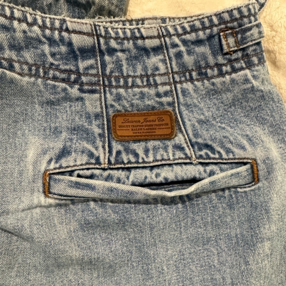 Vintage Ralph Lauren Jeans High Rise Relaxed Fit 100% cotton light blue - Picture 9 of 10